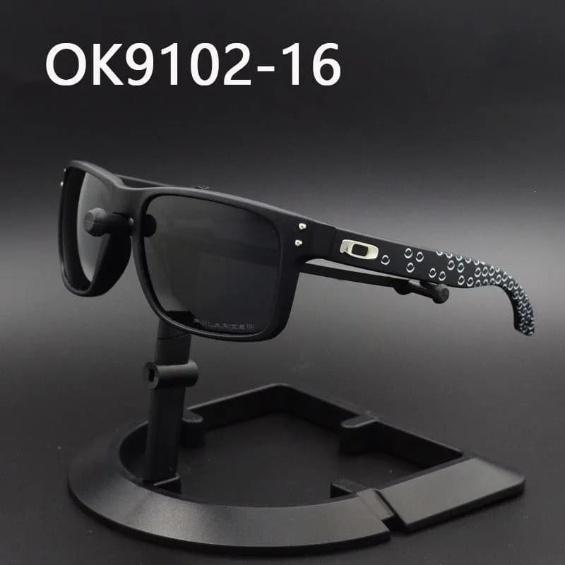 Oakley Holbrook Matte Black with Dot Pattern Temples