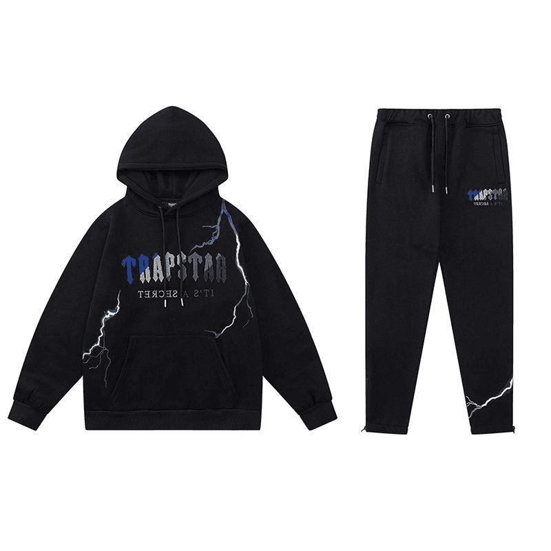 Trapstar Hoodie and Joggers Set Reflective Logo — 32