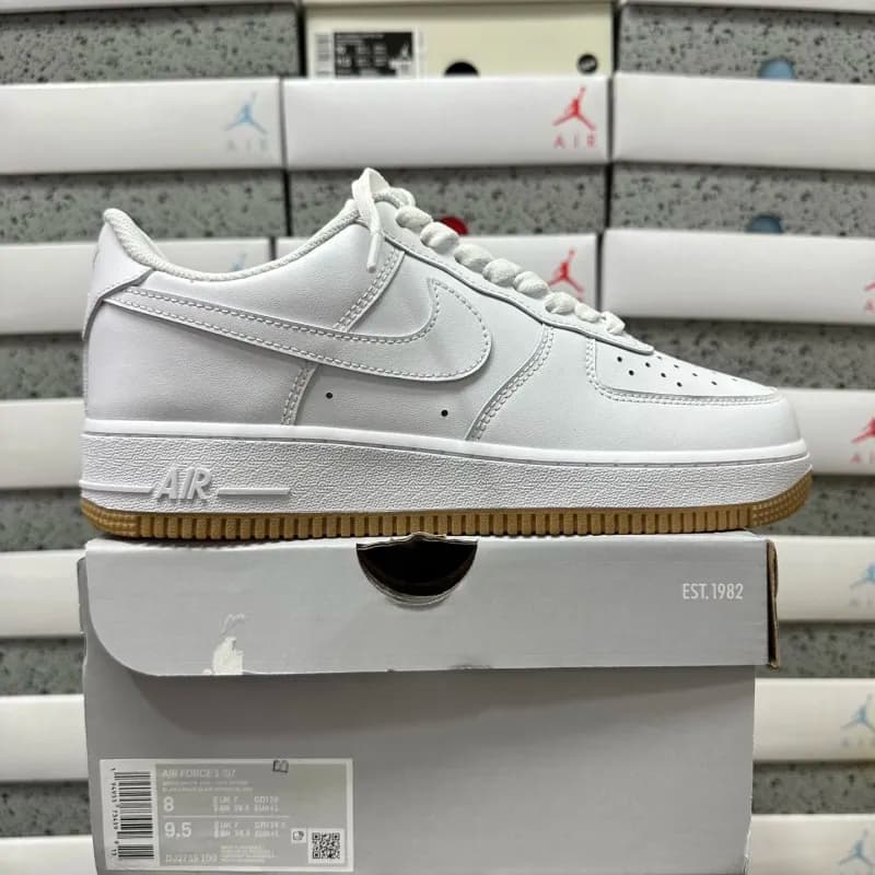 Nike Air Force 1 Low Triple White Gum