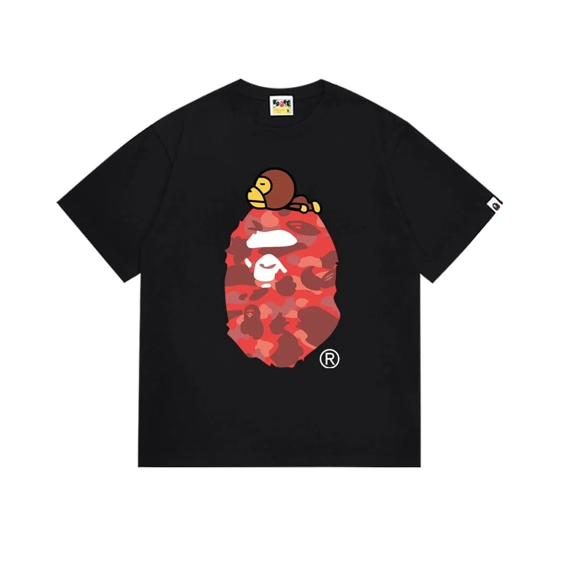 BAPE Ape Head Tee White Ape Head — 163黑红
