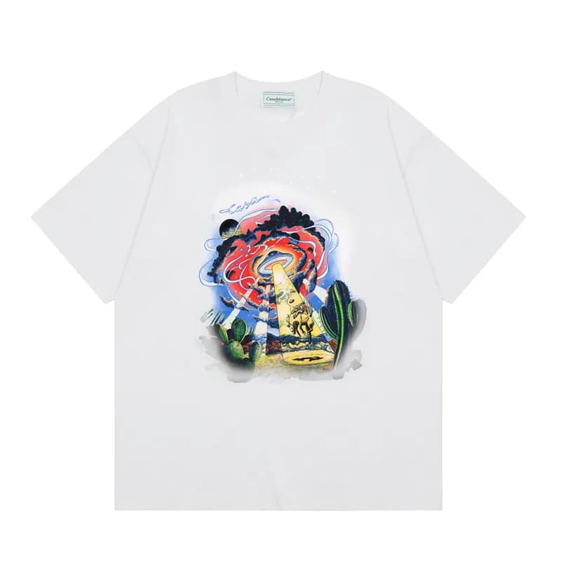 Casablanca Graphic Tee Desert Mirage Print