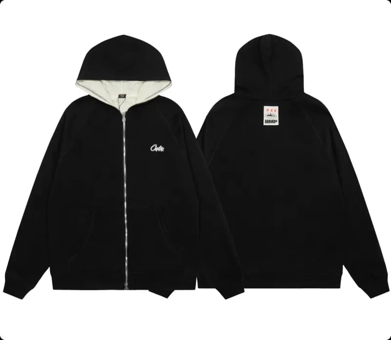 Corteiz Hoodie Script Logo — 753黑