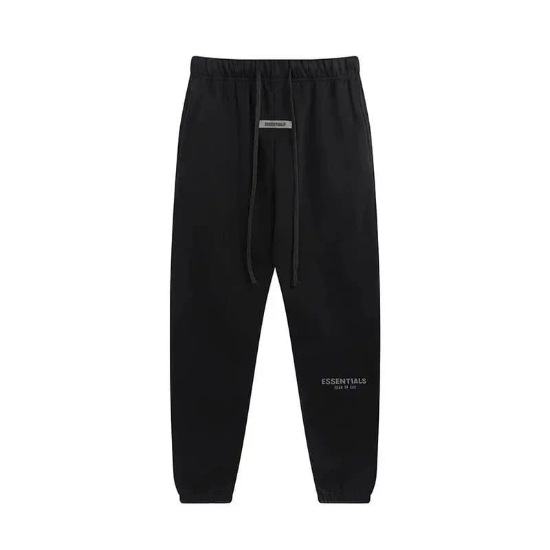 Fear of God Essentials Hooded Sweatshirt Essentials Logo — 2208裤子黑色