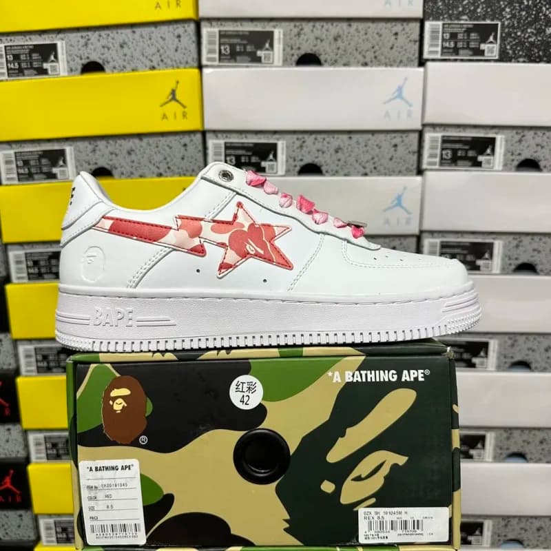 Bape Sta Camouflage Star — 1H20191045 白粉迷彩