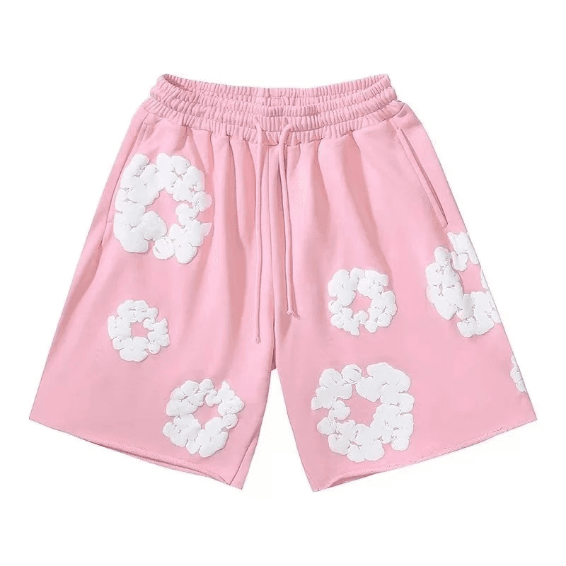 Balenciaga Logo Shorts Cloud Print — 13