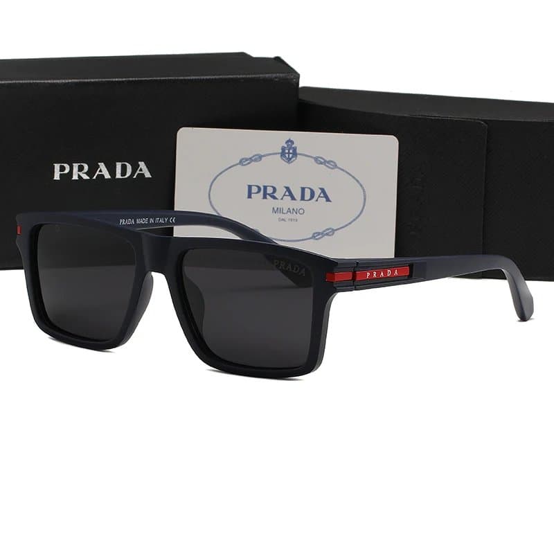 Prada Rimless Sunglasses Geometric Frame — 51001