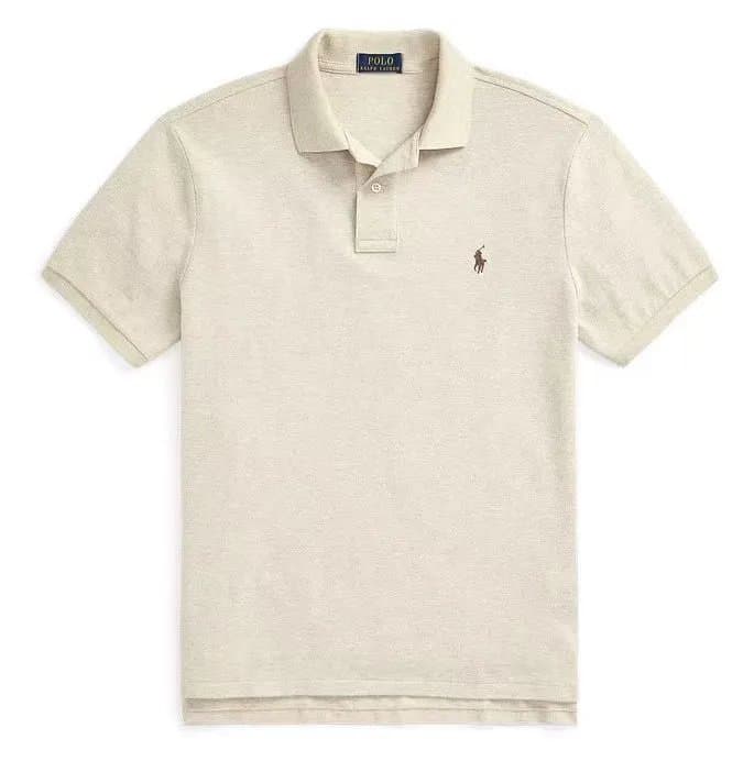 Polo Ralph Lauren Polo Shirt Custom Slim Fit — 浅杏色
