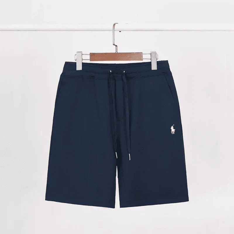 Fear of God Essentials Essentials Shorts Logo Print — Ralph Lauren-藏青色白标