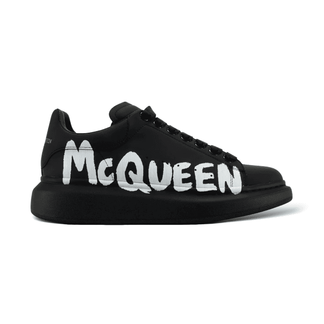 Alexander McQueen Oversized Sneaker Triple White — Digital McQueen Black