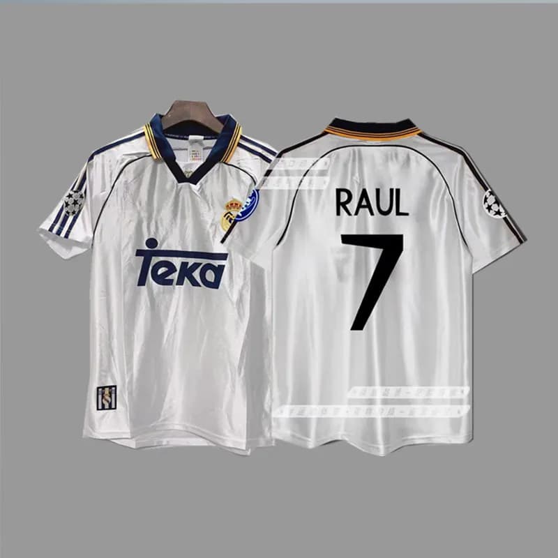 Adidas Real Madrid Home Jersey 1997-98 Raul #7