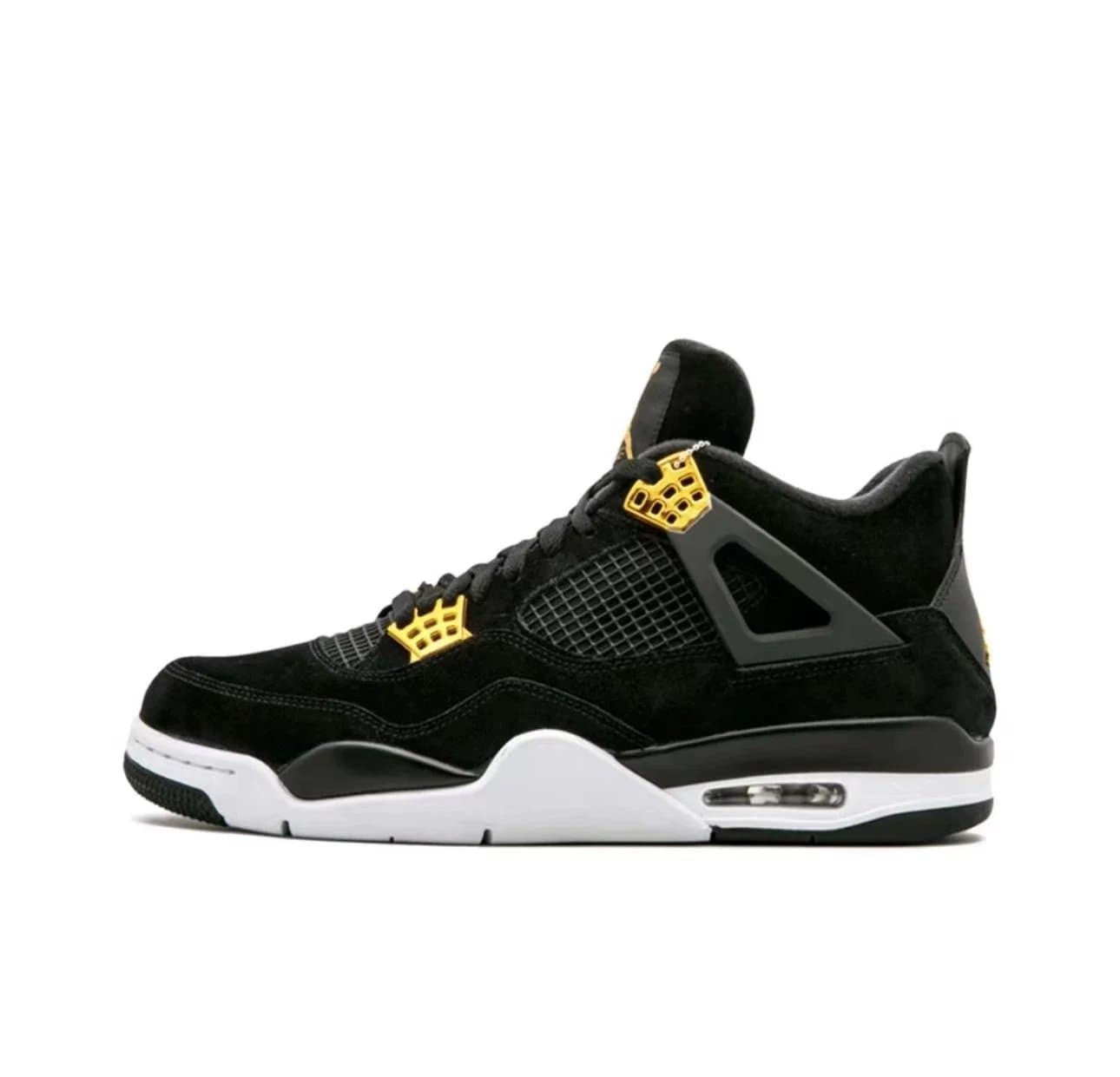 Air Jordan 4 Fire Red — Black gold