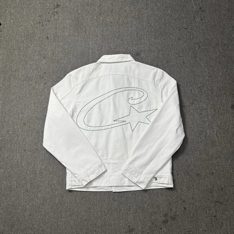 Corteiz Denim Jacket C Logo Star Embroidery