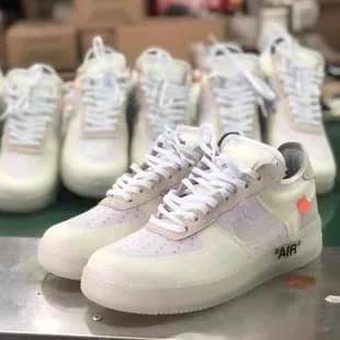 Nike × Off-White Air Force 1 Low The Ten — 尺码备注 · 空军OW联名透明AO4606-100