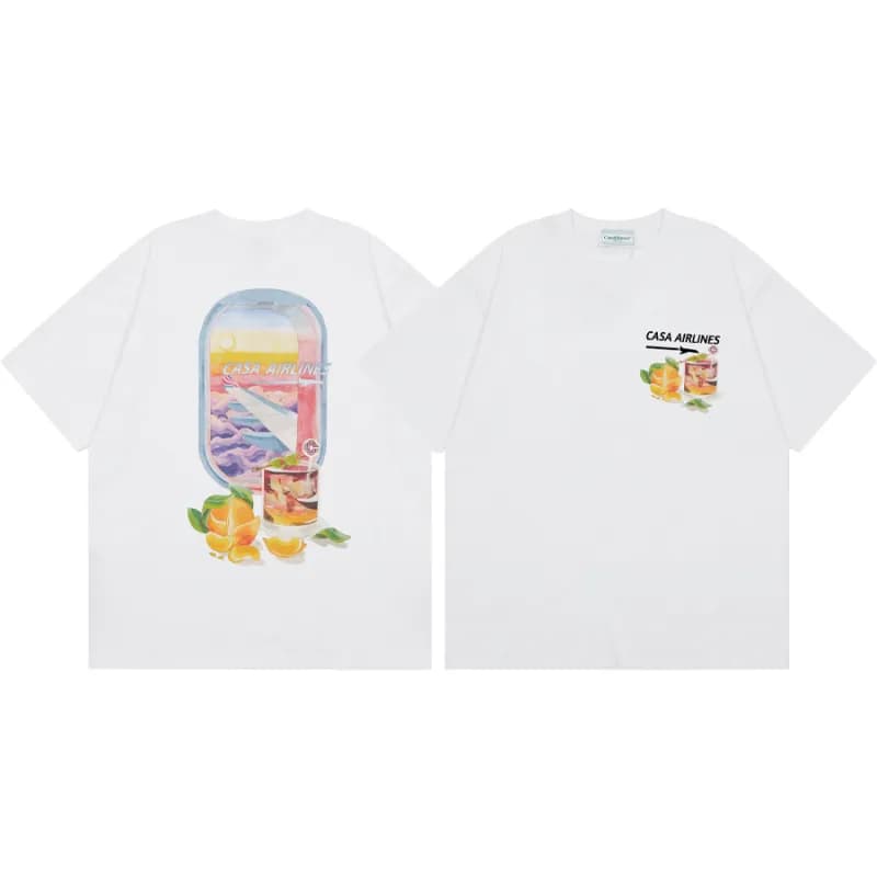 Graphic Tee Casa Blanca Arch Print — 46 white