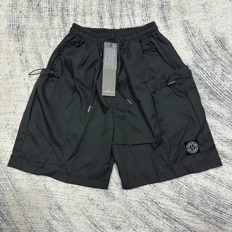 Stone Island Cargo Shorts Black