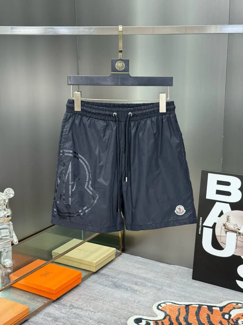 Logo-Print Shorts Reflective Moncler Logo