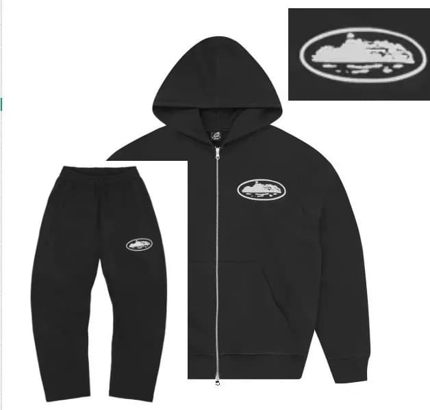 Gallery Dept. Track Pants Oval Logo — 黑色拉链套装