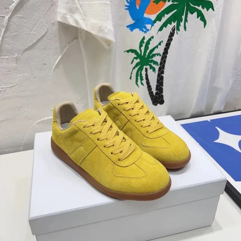Maison Margiela Future Sneaker Suede Yellow