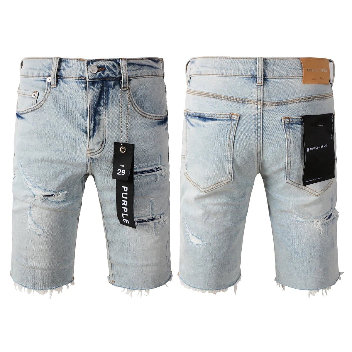 Levi's Distressed Denim Shorts Paint Splatter — PB108