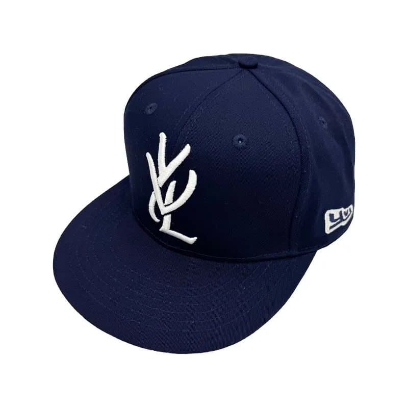 Saint Laurent Snapback Cap YSL Logo Embroidery — 深蓝色刺绣（M90）