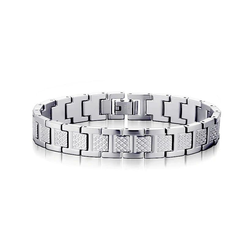 Chrome Hearts Link Bracelet Two-Tone — 钢色21CM【如图不带磁石】