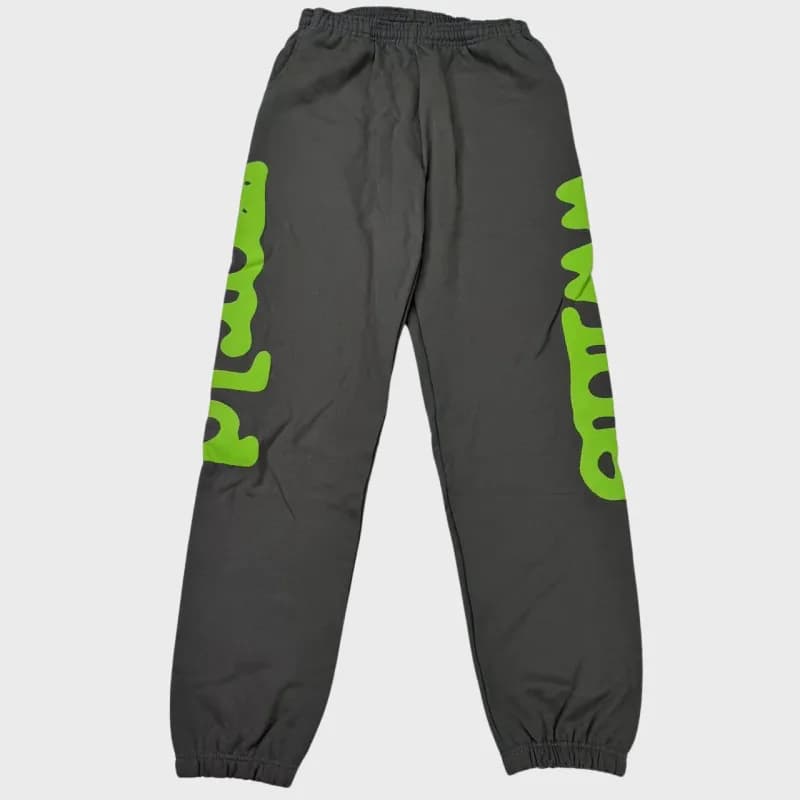 Sp5der Jogger Pants Star Print — Sp56 - Beluga Slate Gray