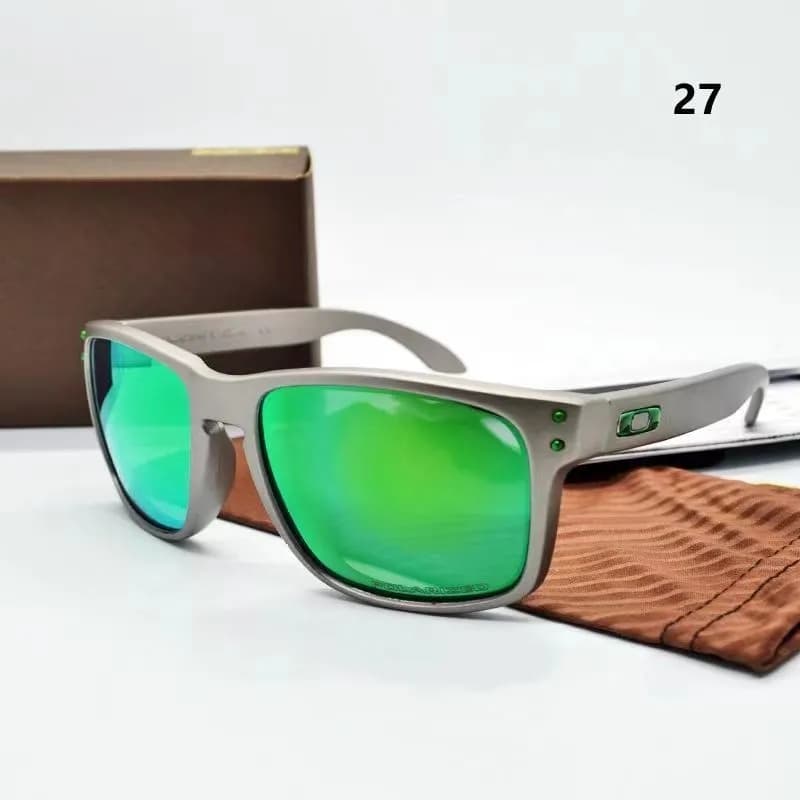 Oakley Holbrook Polished Grey with Jade Iridium Lens