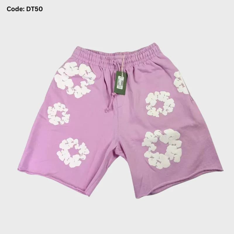 Denim Tears Floral Print Shorts Wreath Motif