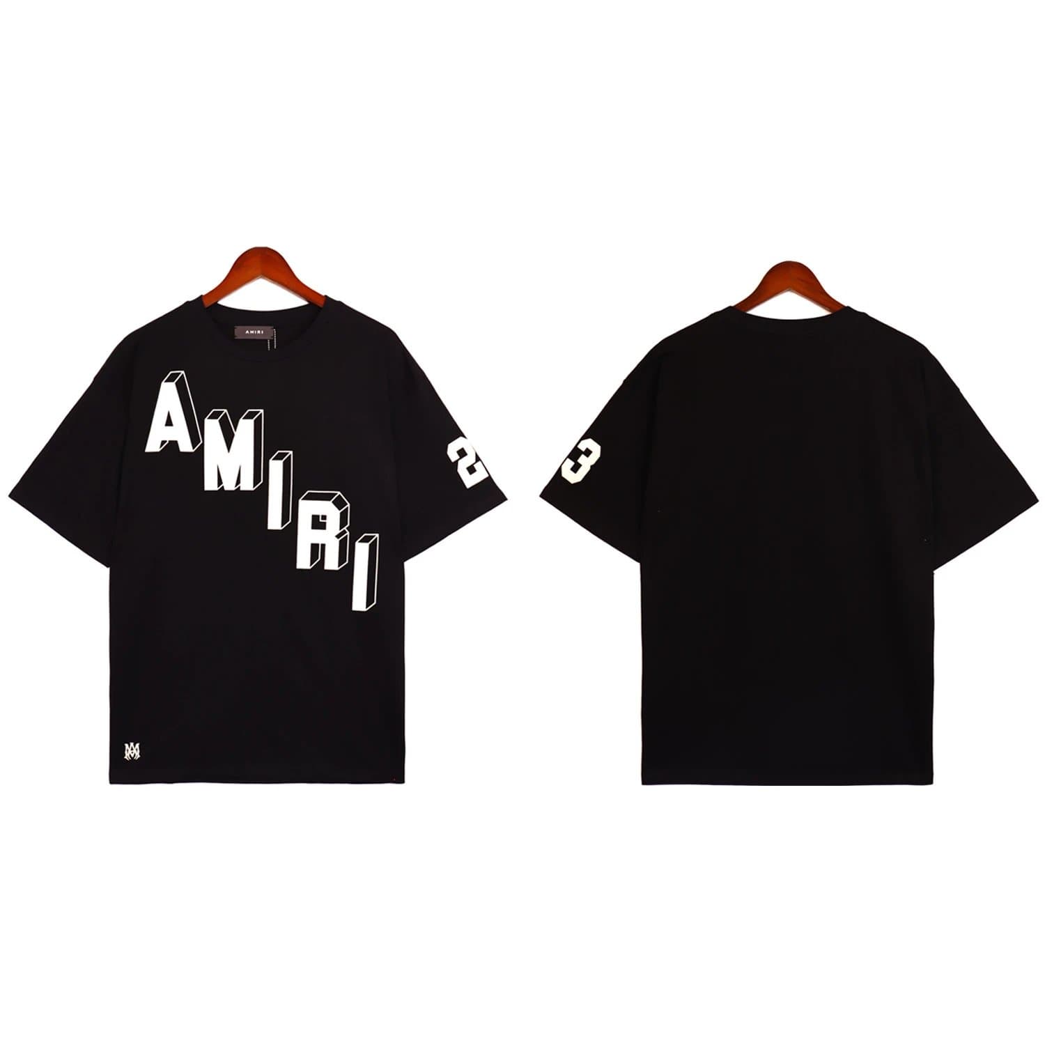 Amiri Graphic Tee 22 Baroque Print — 2173 黑