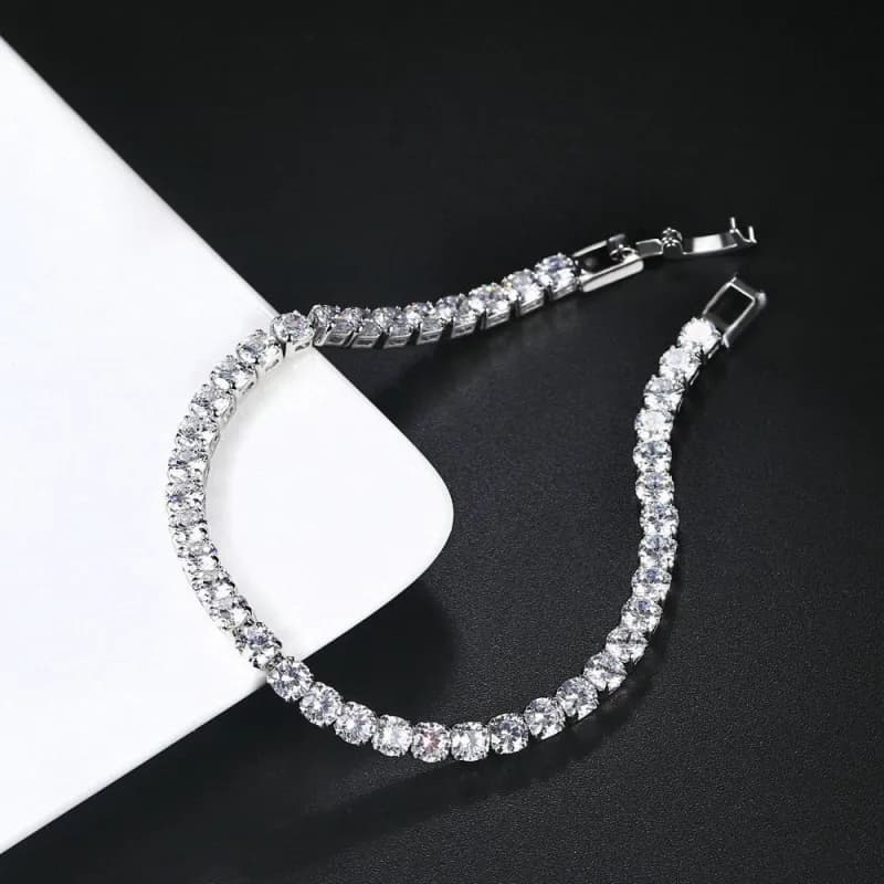 Van Cleef & Arpels Alhambra Bracelet Emerald and Diamond — 4mm｜银色