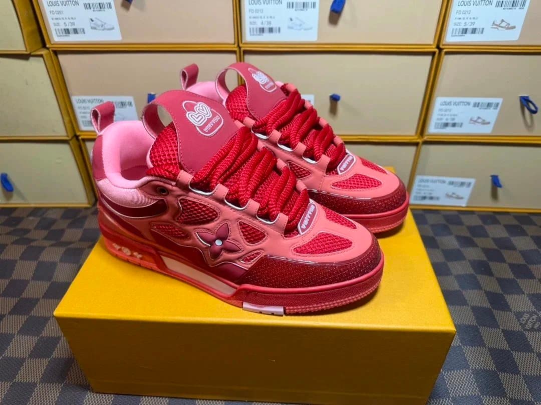 Louis Vuitton LV Trainer Monogram Flower — 红钻SK804