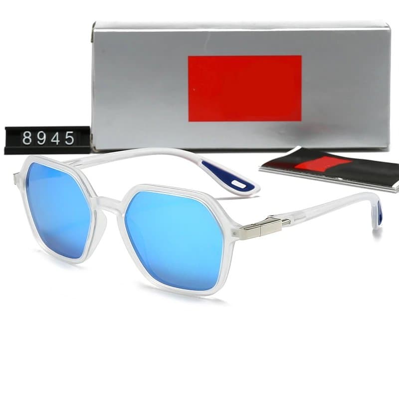 Ray-Ban Wayfarer Crystal Frame with Blue Mirror Lens