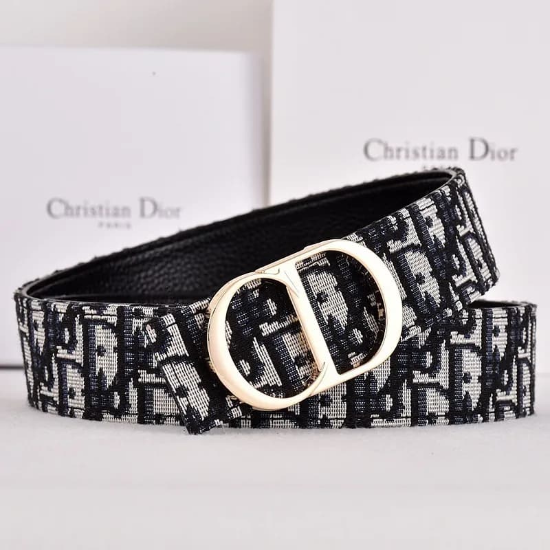 Dior Oblique Belt CD Logo Jacquard
