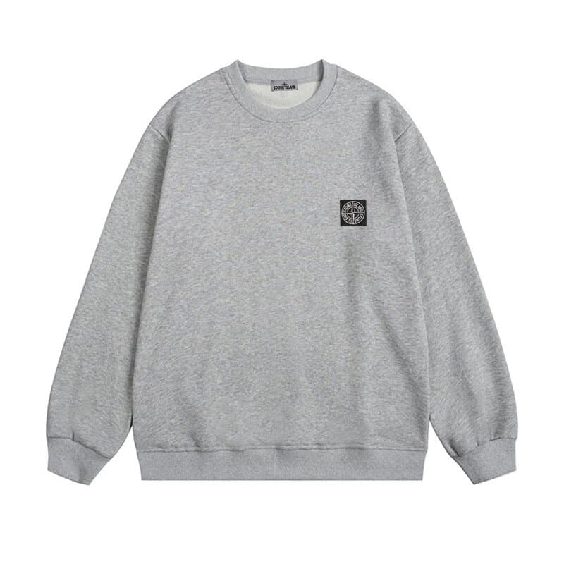 Stone Island Crewneck Sweatshirt Logo Patch