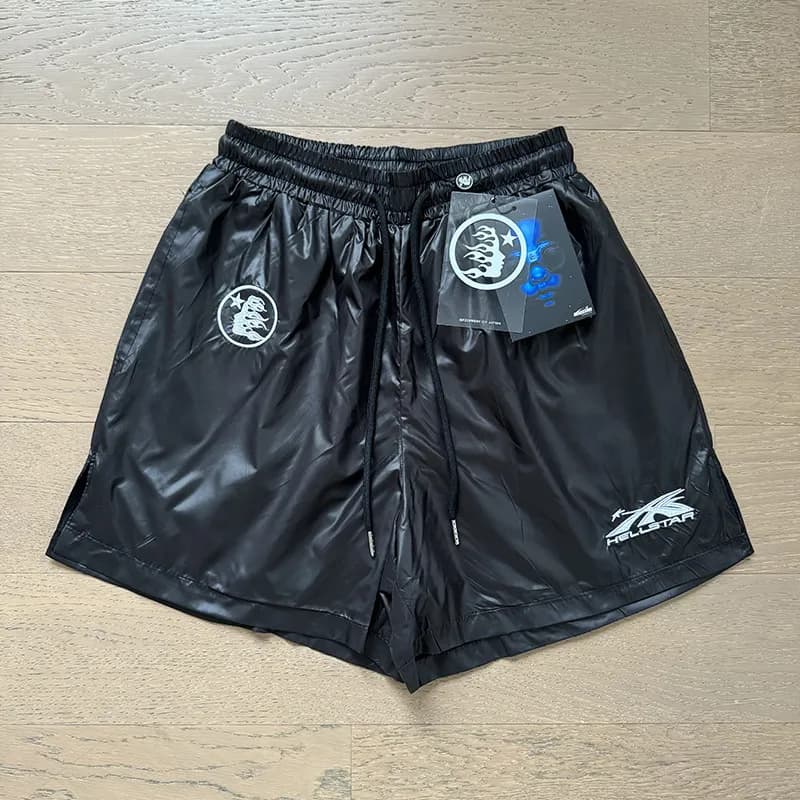 Sp5der Logo Shorts Flame Print — 717