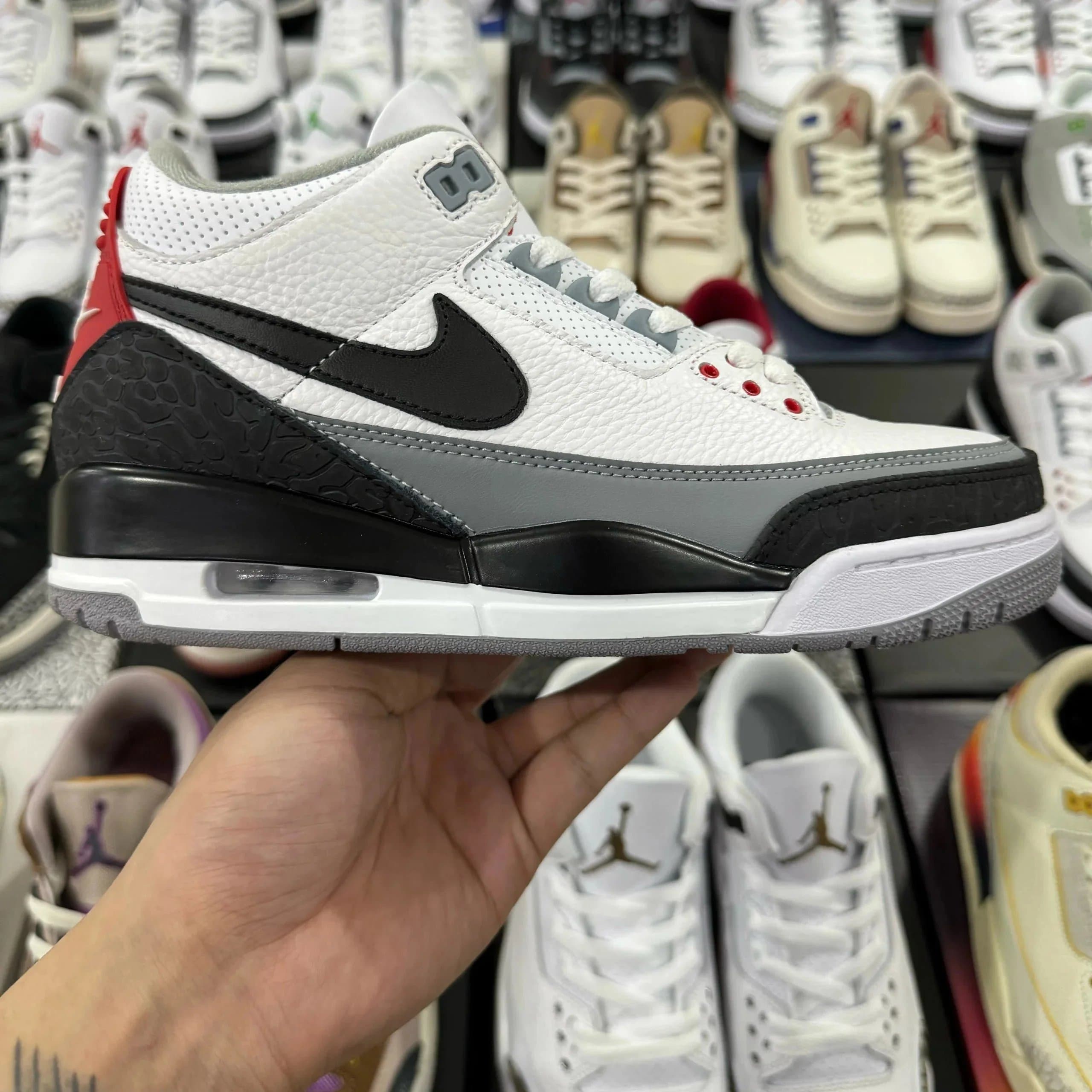 Air Jordan 3 White Black Cement