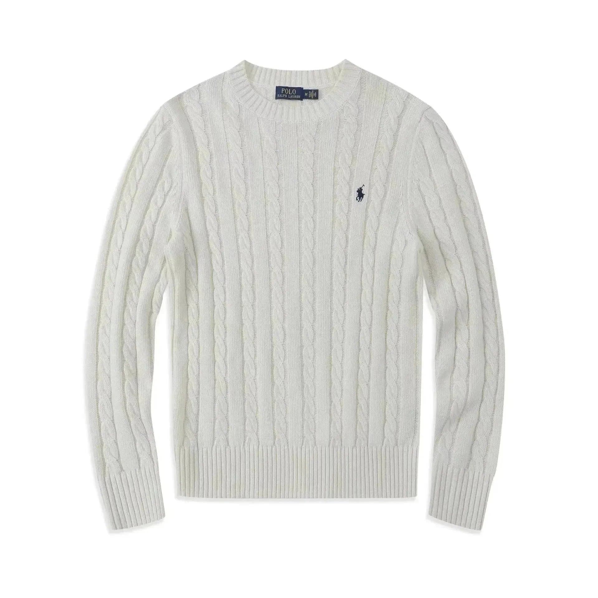 Polo Ralph Lauren Cable Knit Polo Navy — 男装白色6005