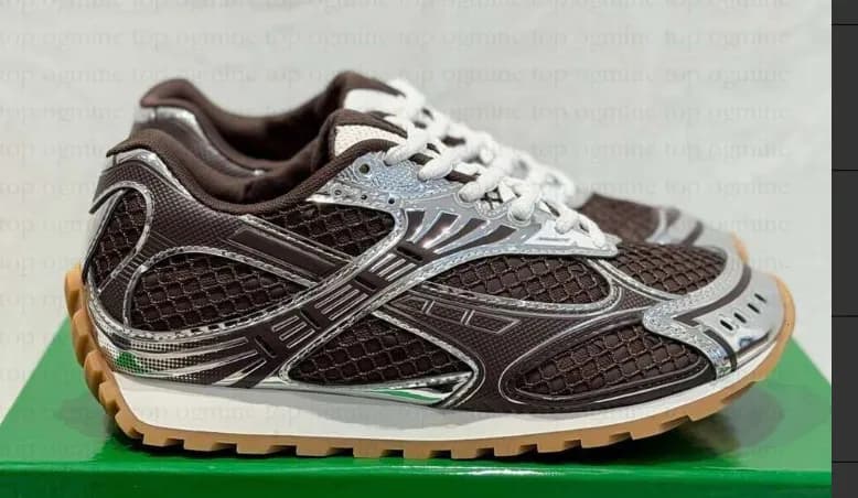Bottega Veneta Air Max TN Metallic Silver Brown