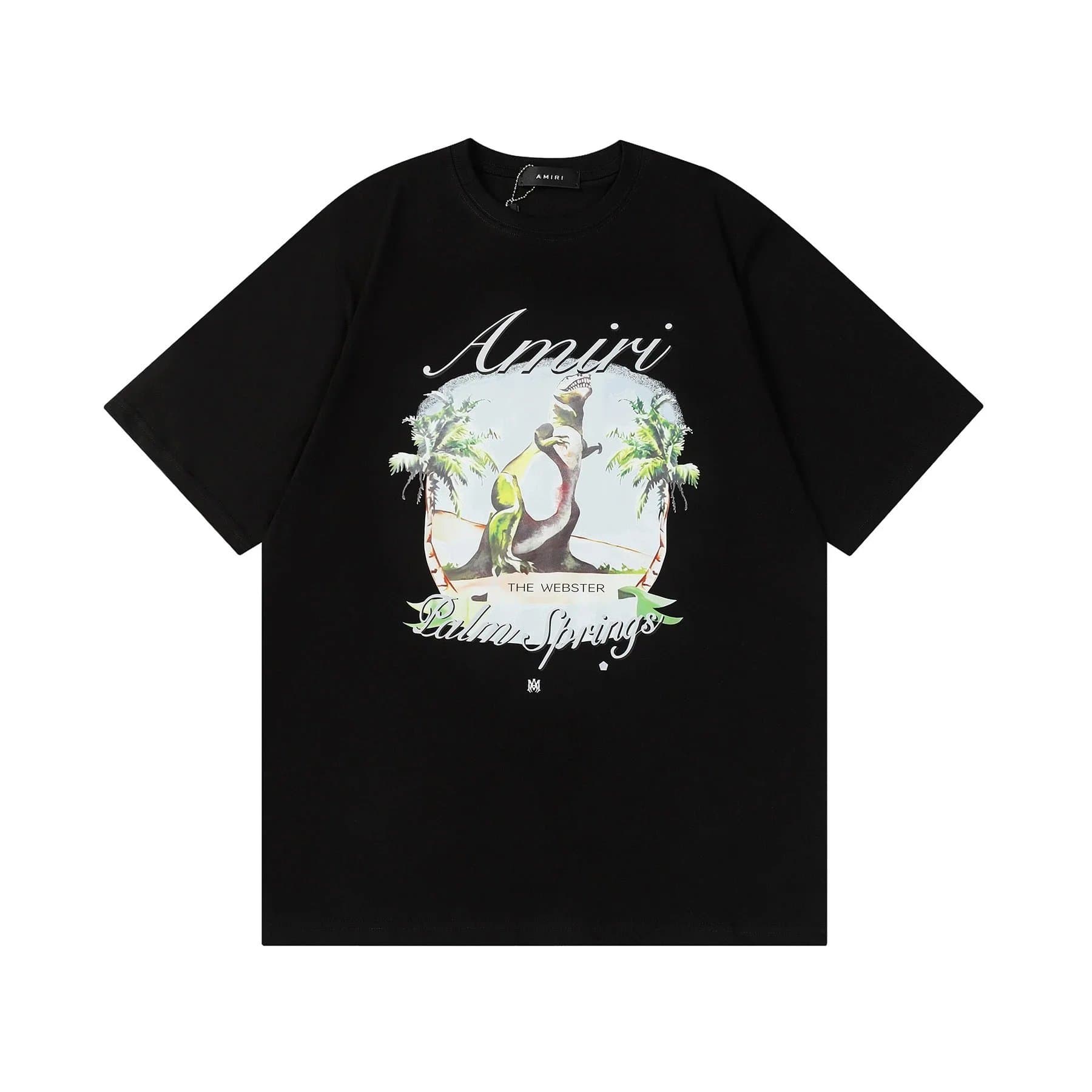Amiri Logo Graphic Tee Drip Logo — 5566黑