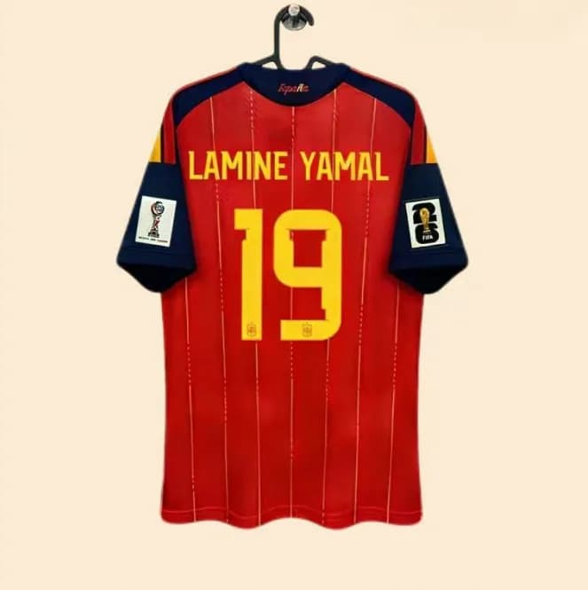 Spain National Team Jersey Lamine Yamal #19