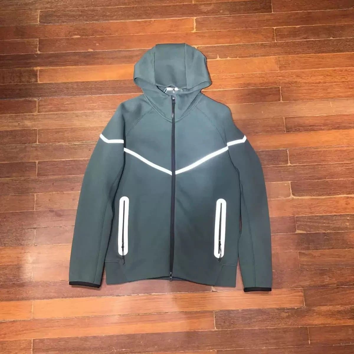 Nike Tech Fleece Hooded Jacket Reflective Stripe