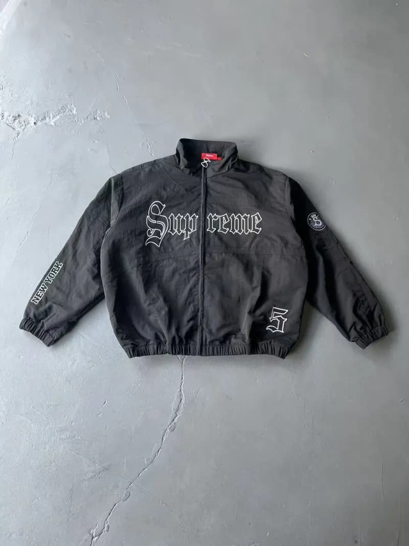 Supreme Track Jacket Gothic Logo