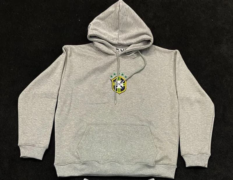 Nike Brazil Football Sweatpants Crest Logo — 灰色