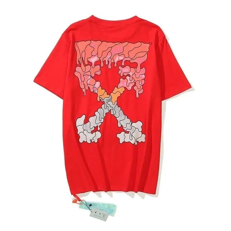 Off-White Graphic Tee Diagonal Stripe — 5