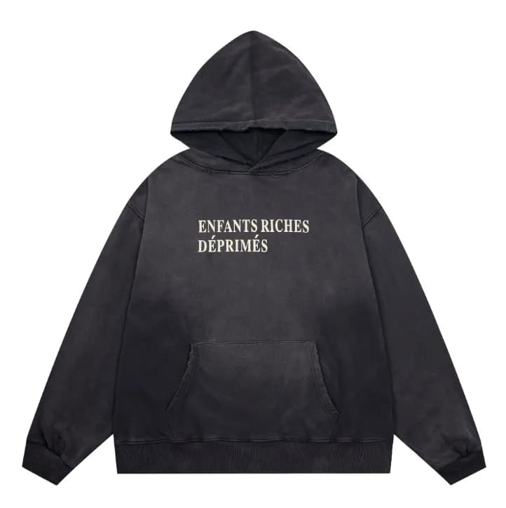 Pleasures Zip-Up Hoodie Revo Silver Graphic — Er818 dark gray hoodie