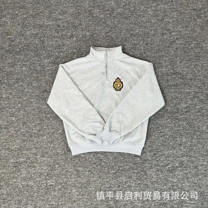 Palm Angels Half-Zip Windbreaker Two-Tone Logo — 778