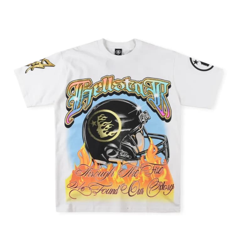 Joggers Hellstar Logo Print — 49