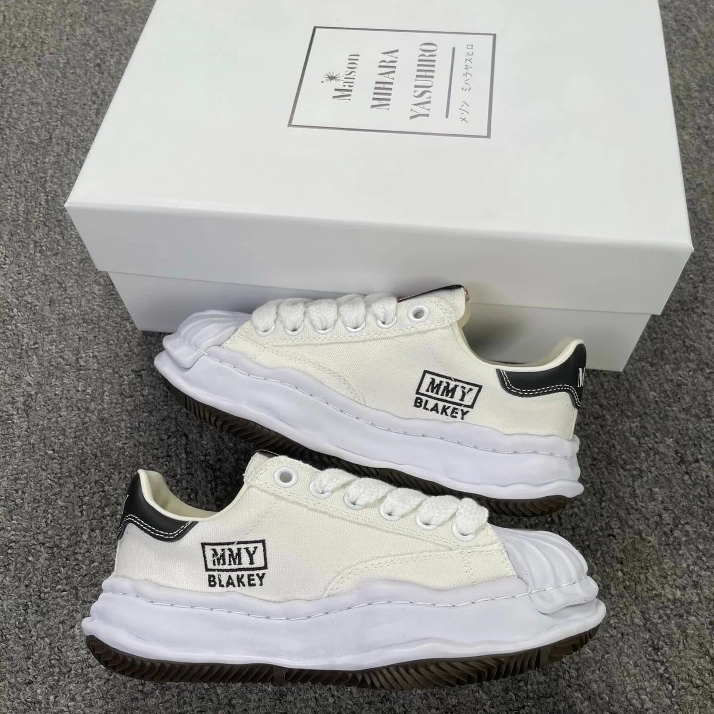 Maison Mihara Yasuhiro Sneaker All White — Z版 MMY No.763
