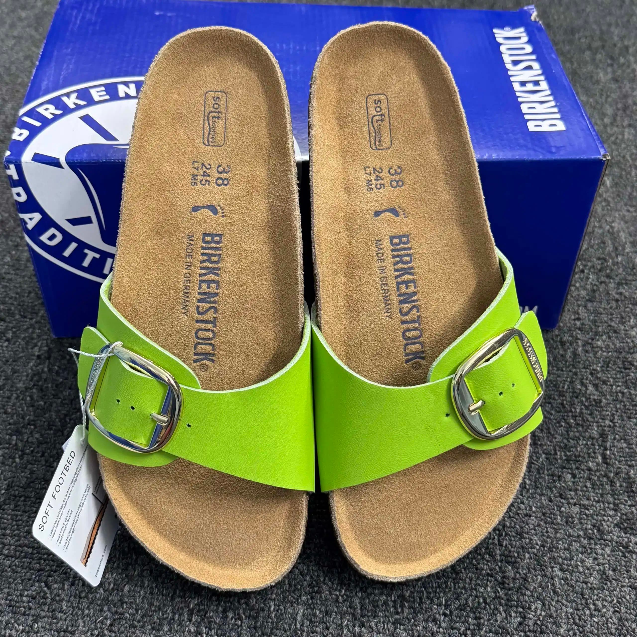 Birkenstock Madrid Buckled Strap — 大单扣绿皮