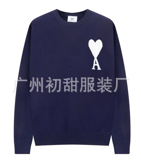 Amiri Knit Sweater Heart Logo